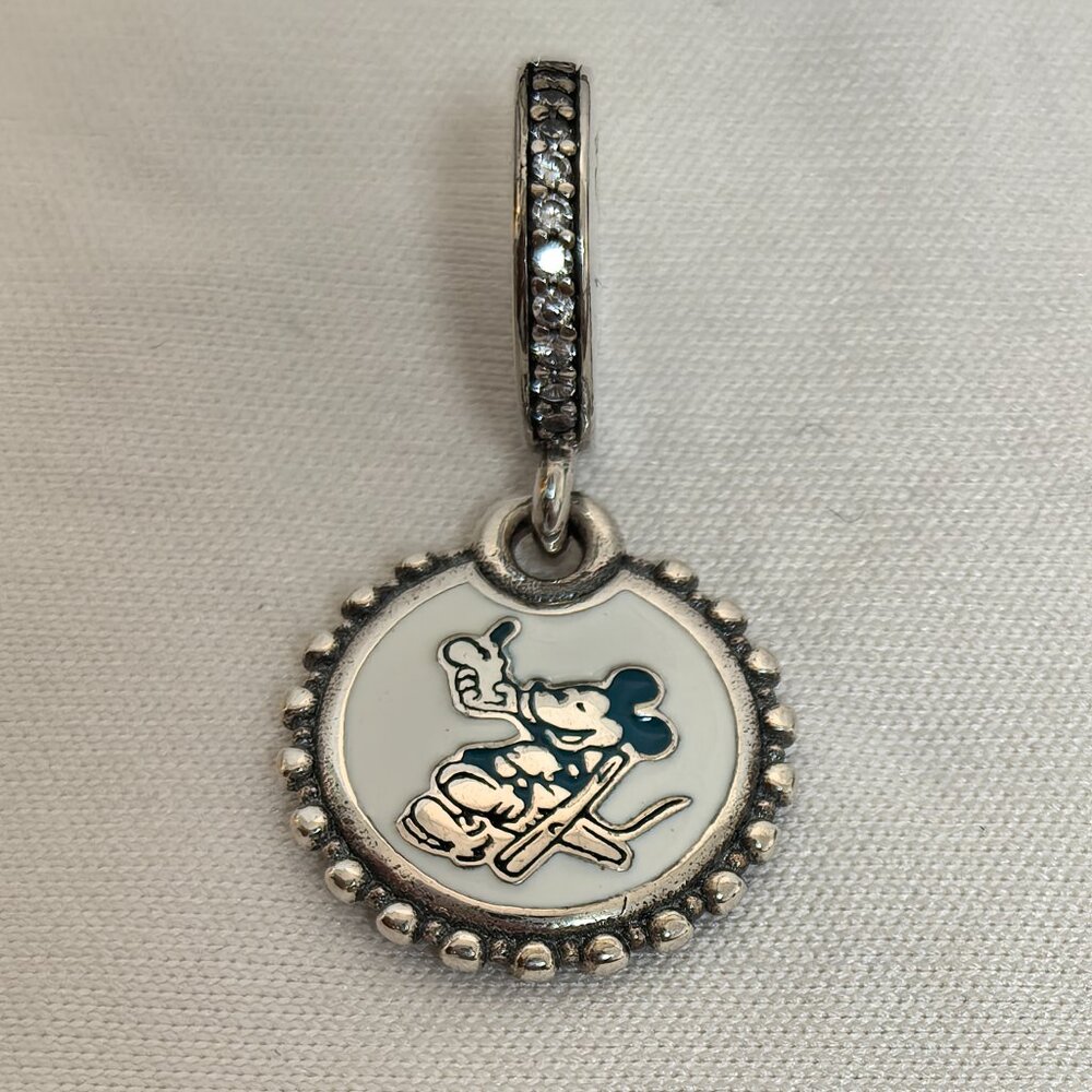 Pandora Disney Yacation Club Member Charm Pendant, S925 Silver Jewelry
